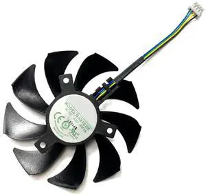 Graphics Card Cooling Fans Suitable forSapphire RX 460 550 560 2G/4GB Pulse OC ITX/ITX Overseas Version OC Series Desktop GA91S2M 87mm 12V 0.25A 4Pin Video Card Cooler Fans GPU Fan