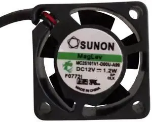 MC25101V1-D00U-A99 12V 1.2W 2510Cooling Fan,25X25X10MM 2-Wire