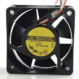for 6cm 12V 0.25A AD0612UB-A73GP 6025 bit Continental Power Fan