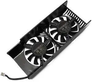 Graphics Card Cooling Fans Suitable forMSI GTX 1050 2GT LP GTX 1050Ti 4GT LPV1 Series Desktop HA5510M12F-Z 12V 0.20A 2Pin Video Card Cooler Fans GPU Fan