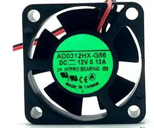 for AD0312HX-G56 12V 0.13A 30X30X10MM 2-Wire Cooling Fan for AD0312HX-G56 12V 0.13A 30X30X10MM 2-Wire Cooling Fan