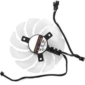 Graphics Card Cooling Fans Suitable forASROCK RX 6600XT 6650XT 6700XT 6800 6800XT 6900XT 6950XT Phantom Gaming D OC Series Desktop FDC10H12S9-C 87mm 12V 0.35A 4Pin Video Card Cooler Fans (Fan-B)