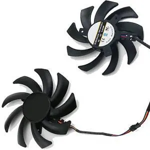 Graphics Card Cooling Fans Suitable forSapphire R9 270X 280 280X 285 290 350 370X 380 HD6850 HD6930 HD7850 HD7870 HD7950 HD7970 Series Desktop FDC10H12S9-C 85mm 12V 4Pin Video Card Cooler Fans