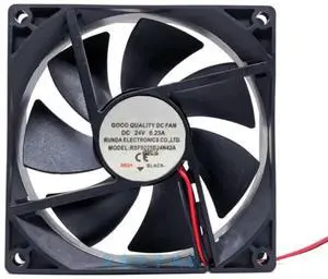 for RSF9225B24N42A 24V 0.23A 92X92X25MM 2-Wire Cooling Fan