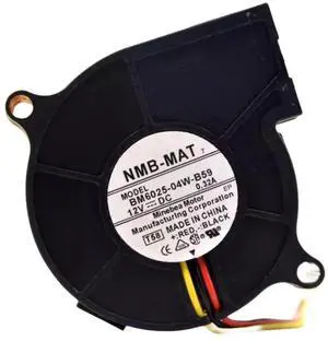 BM6025-04W-B59 12V 0.32A 6025 Cooling Fan 60X60X25MM 3-Wire