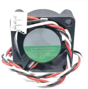 DC12V 0.08A QVS-HD2510B12L 2510 25mm 3-Wire Cooling Fan