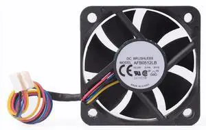 AFB0512LB DC12V 0.11A 50X50X15mm 4-Wire Cooling Fan 5015mm