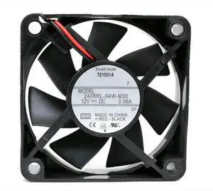 2406RL-04W-M30 12VDC 0.08A 60X60X15mm 2-Wire Cooling Fan