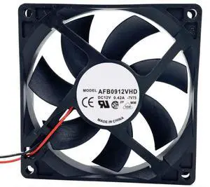 for AFB0912VHD 12V 0.42A 90X90X20MM 2-Wire Cooling Fan