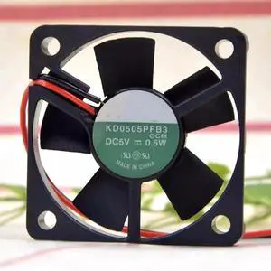 for KD0505PFB3 5CM/cm 5V 0.12A 2-Wire Silent Cooling Fan