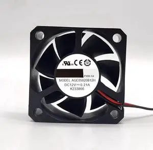 for AGE05020B12H 5020 12V 0.21A Inverter Silent Cooling Fan