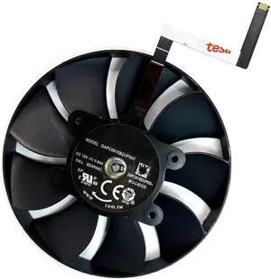 Graphics Card Cooling Fans Suitable forNVIDIA GeForce RTX 3070 Founders Edition FE Series Desktop DAPC0815B2UP004 DAPC0815B2UP005 85mm 12V 0.6A 6Pin Video Card Cooler Fans GPU Fan (Fan-B)
