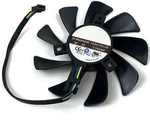 Graphics Card Cooling Fans Suitable forHP RX 480 580 4G 8G Series Desktop FD9015U12D 85mm 12V 0.55A 4Pin Video Card Cooler Fans GPU Fan