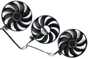 Graphics Card Cooling Fan Replacement forASUS ROG Strix RX 5700 5700XT 5600XT Gaming RTX 2070S 2080 2080S 2080Ti R Series 87mm FDC10H12S9-C 12V 0.35A 7Pin Video Card Cooler Fans GPU Fan