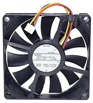 DC24V 0.16A 08015SS-24N-AL 8015 8cm 3-wire ball bearing inverter cooling fan DC24V 0.16A 08015SS-24N-AL 8015 8cm 3-wire ball bearing inverter cooling fan