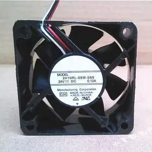 DC12V 0.24A 2410RL-05W-S69 6025 6cm 3-wire inverter cooling fan