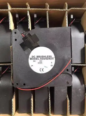 DC24V 0.50A AD2524US 12032 12cm 2-Wire Turbo Blower Cooling Fan DC24V 0.50A AD2524US 12032 12cm 2-Wire Turbo Blower Cooling Fan
