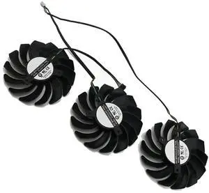 Graphics Card Cooling Fans Suitable forMSI RTX 3060 3060Ti 3070 3070TI 3080 3080TI 3090 Ventus 3X Series Desktop PLD09210S12HH PLD09210B12HH 85mm 12V 0.40A 4Pin Video Card Cooler Fans GPU Fan