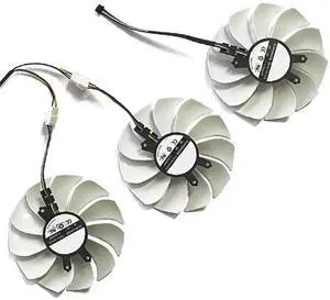 3PCS Graphics Card Cooling Fans Suitable forGalax RTX 2080 2080TI HOF Series Desktop Fan 12V 0.55A 4Pin FD9015U12S 85mm Video Card Cooler Fans GPU Fan (Fan 3)