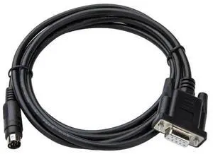 Applicable FBS-232P0-9F PLC Programming Cable FBS Series Download Cable RS232 Interface Black 3m
