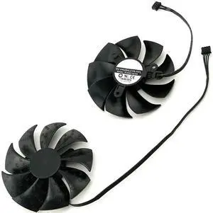 Graphics Card Cooling Fans Suitable forEVGA RTX 2070 Super 2080 Super KO Gaming Series Desktop PLA09215S12H 85mm 12V 0.55A 4Pin Video Card Cooler Fans GPU Fan (2PCS)