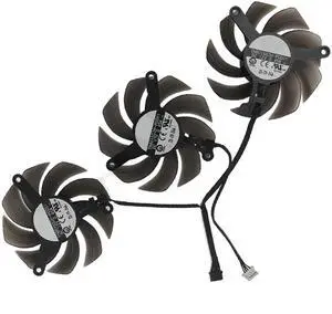 Graphics Card Cooling Fans Suitable forPNY RTX 3070 3070Ti 3080 3080Ti 3090 XLR8 Gaming Revel Epic-X RGB Triple Series Desktop 82mm TH8015S2H-PCC01 12V 0.45A 4Pin Video Card Cooler Fans GPU Fan
