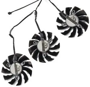 Graphics Card Cooling Fans Suitable forGigabyte GeForce RTX 3070 3070Ti Eagle RTX 3060 3060Ti Gaming Radeon RX 6500XT 6600XT 6700XT Gaming Series Desktop 75mm PLD08010S12HH 12V 0.35A 4 Pin GPU Fan