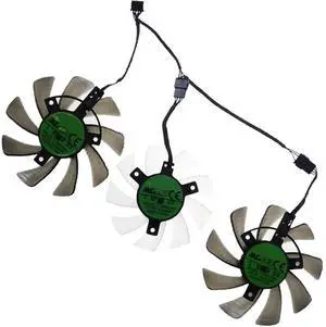 Graphics Card Cooling Fans Suitable forASROCK RX 5700XT Taichi Series Desktop T129215BU T128015BU 85MM 75MM 12V 0.32A 0.5A 4PIN Video Card Cooler Fans GPU Fan