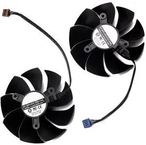 Graphics Card Cooling Fans Suitable forEVGA RTX 3050 3060 3060TI XC Gaming Series Desktop PLD09220S12H 87mm 12V 0.55A 4Pin Video Card Cooler Fans GPU Fan (2pcs)