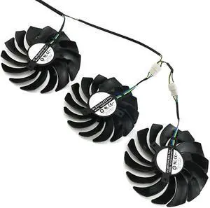 Graphics Card Cooling Fans Suitable forMSI GeForce GTX 1080 Ti Lightning X/Z Series Desktop 95mm PLD10010S12HH 85mm PLD09210S12HH 12V 0.40A 4Pin Video Card Cooler Fans GPU Fan