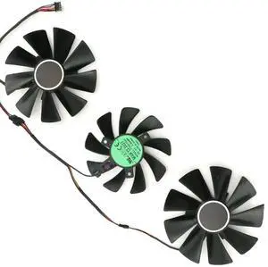 Graphics Card Cooling Fans Suitable forPowerColor RX 6950XT 6900XT 6800XT 6800 6750XT 6700XT Red Devil Series Desktop T129215SU 95mm 85MM 12V 0.5A 4Pin Video Card Cooler Fans GPU Fan