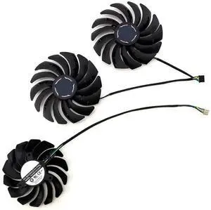 Graphics Card Cooling Fans Suitable forMSI RTX 2070S 2080 2080S 2080TI Gaming X Z Trio Series Desktop PLD09210S12HH 85MM PLD10010S12HH 95mm 12V 0.40A 4Pin Video Card Cooler Fans GPU Fan