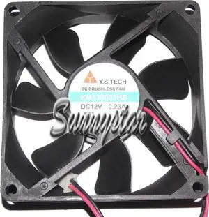 for Y.S.TECH 8025 KM128025HB 12V 0.23A 2 Wires Cooling fan