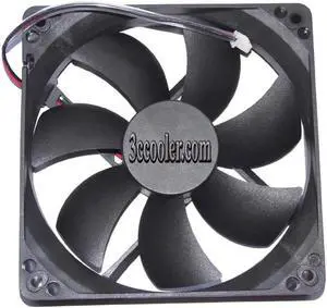 for  120*25mm HA1225L12S-Z DC12V 0.33A 2 wires 2 pins 12CM case fan