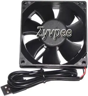 for 80mm 8025 Zyvpee AFB0805M DC5V 0.55A 2 Wires USB 8CM Cooling Fan