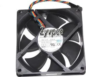 for Foxconn 8025 80*25mm PVA080G12H-P01 AB 89R8J-A00 12V 0.6A 4 Wires PWM 4 Pins Case fan 8CM cpu cooler