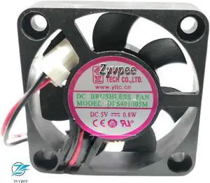 for 40MM Young Lin 4010 DFS401005M 5V 0.8W 2 Wires 4CM Cooling Fan