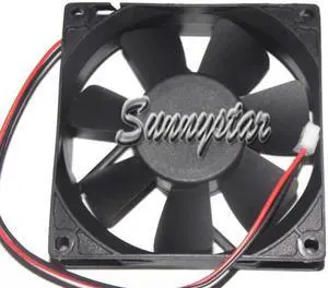 for ADDA 8025 AD0824UB-A71GL Dual balls Bearing DC 24V 0.26A 2 wires 2 pins 8CM case fan inverter axial cooler