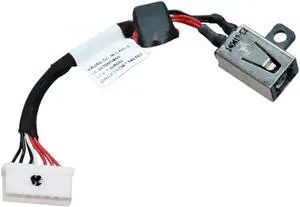 New AC DC Jack Power Plug In Charging Port Connector Socket with Wire Cable Harness for Dell XPS 15 9560