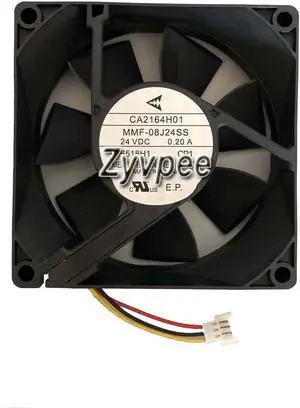 for MITSUBISHI 80MM MMF-08J24SS CP1 CA2164H01 24V 0.13A 3 wires 3 pins 8CM case fan inverter cooler