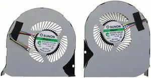 New CPU+GPU Cooling Fan Replacement For Dell Precision 7510 M7510 7520 M7520 P/N:EG75150S1-C010-S9A EG75150S1-C020-S9A 044PG6 0XNTR8
