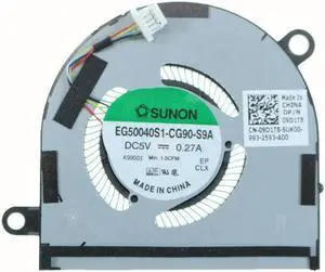 New Laptop CPU Cooling Fan for Dell Latitude 7400 2in1 DP/N 09D1T8 EG50040S1-CG90-S9A