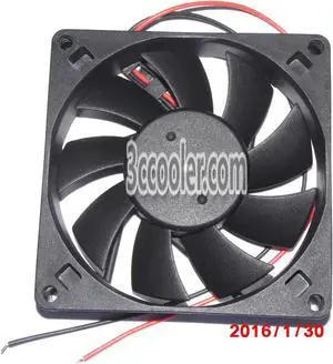 for ADDA 80x15mm AD0812HB-D91 12V 0.3A 2 Wires Case Fan 8CM Cpu cooler