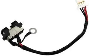 AC DC Jack Power Plug in Charging Port Connector Socket with Wire Cable Harness for Sony Vaio Flip SVF13N