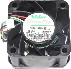 for 10 Pcs / lot 4028 T03A5 12V 4 Wires Case Fan 4CM Server Cooling