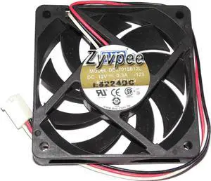for AVC 70*15MM DE07015B12L -123 DC 12V 0.3A 3 Wires 3 Pins case fan 7cm cpu fan Cooling Fan for AVC 70*15MM DE07015B12L -123 DC 12V 0.3A 3 Wires 3 Pins case fan 7cm cpu fan Cooling Fan