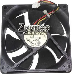 for ADDA 90*25mm AD0912LB-A76GL 12V 0.13A 3 Wire 3 pins 9cm case fan,power cooler,cooling fan