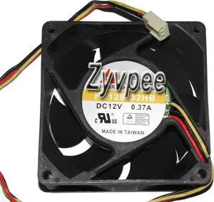 for Y.S.TECH 80*32MM FD128032HB 12V 0.37A 3 Wires 3 Pins 8CM case fan,server fan, power cooler