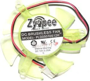 for 2 Wires 2 Pins Video Card Cooling Fan DC12V 0.2A graphics card fan