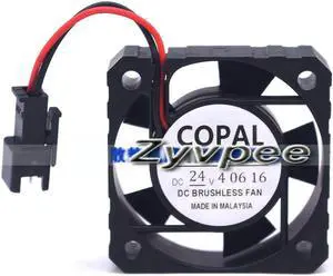 for Copal 4012 F412R-24MB DC 24V 2 wires 2 pins 4cm case fan inverter switch fan axial cooler
